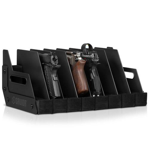 Savior Equipment 8-Slot Pistol Rack Black?>