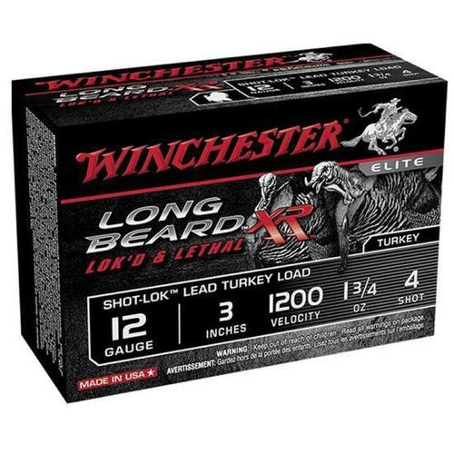 Winchester Long Beard XR 12 Gauge 3" #4 Lead 1.75oz - Box of 10?>