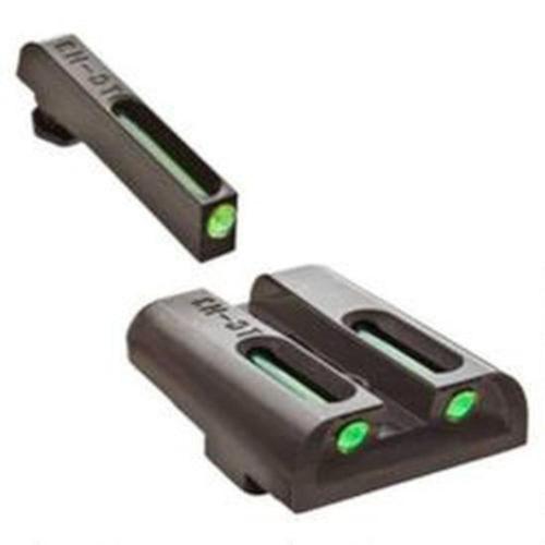 Truglo GLOCK TFO Tritium and Fiber Optic Brite-Site Night Sight Set Green Front/Yellow Rear TG131GT1Y?>