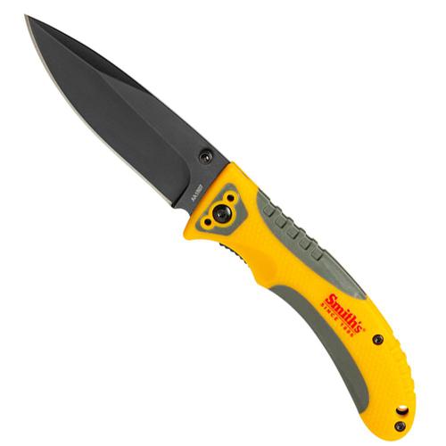 Smith's TrailBreaker Black Drop Point Knife 51005?>