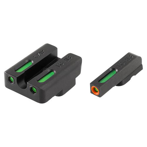 TRUGLO TFX Pro Sight Set CZ 75, 85 Tritium / Fiber Optic Green with Orange Front Dot Outline?>