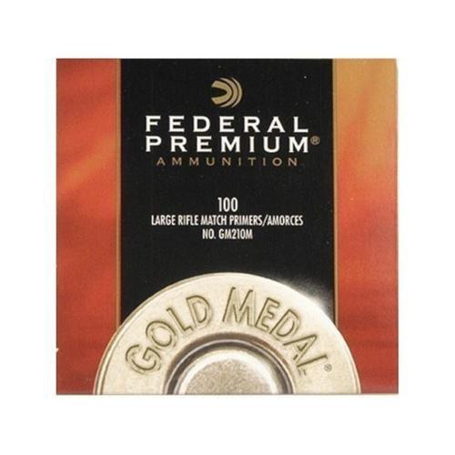 Federal Premium Gold Medal Large Rifle Match Primers #210M - Box of 100?>