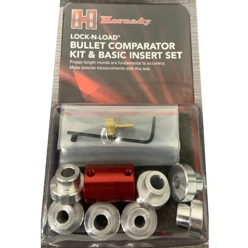 Hornady Lock-N-Load Bullet Comparator Basic Set with 7 Inserts?>