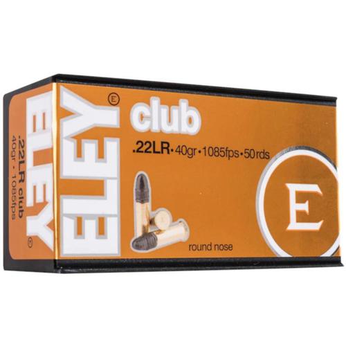 Eley Club Ammo 22LR LRN 40gr A02100 - Box of 50?>
