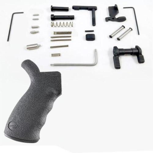 ERGO AR-15 Enhanced Lower Parts Kit Without Fire Control Group Pistol Grip Hardware?>