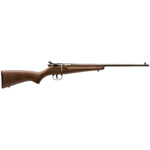 Savage Rascal Youth Single Shot Bolt Action Rifle 22LR Hardwood Stock 13815?>