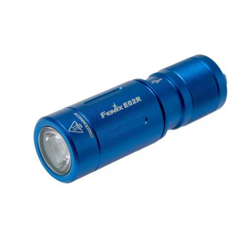 Fenix E02R USB rechargeable mini keychain flashlight 200 Lumens Blue?>