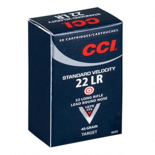 CCI Standard Velocity Ammo .22LR 40gr LRN 0035 - 500 rounds?>