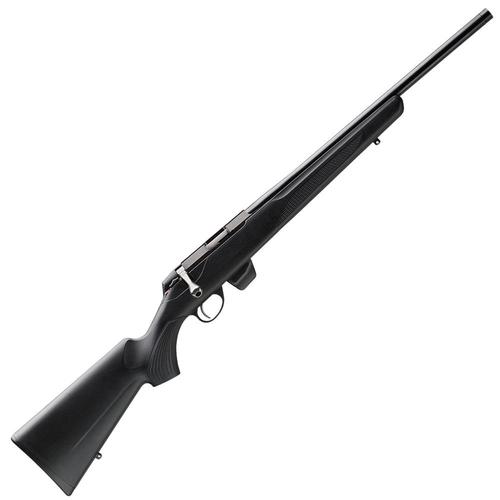 Tikka T1x MTR .22LR Bolt Action Rifle, 20" Threaded Barrel, 10rd Mag, Black/Synthetic?>