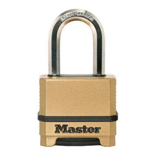 Master Combination Padlock 2in (51mm) Wide Magnum® Zinc Body Padlock with 1-1/2in (38mm) Shackle, Set Your Own Combination?>