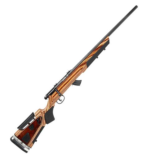 Savage Mark II At-One Bolt Action Rifle .22LR, 21" Barrel, 5rd Mag, Boyd's Nutmeg At-One Stock?>