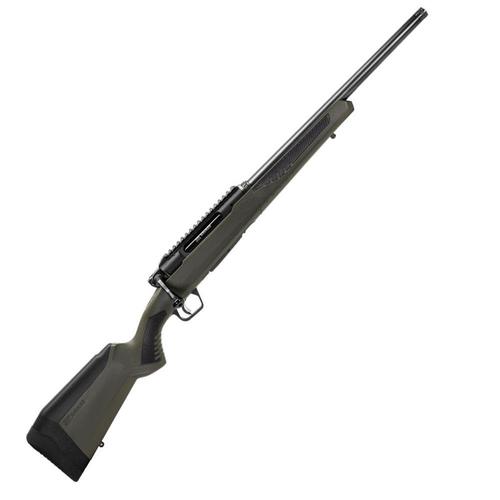 Savage Impulse Hog Hunter 6.5 Creedmoor Straight-Pull Bolt Action Rifle, 20" Threaded Barrel, 4rds, Black/OD Green?>