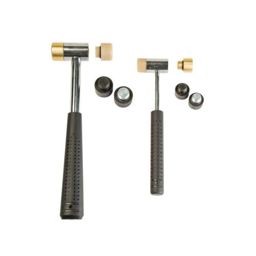Wheeler 11-Piece Master Gunsmith Interchangeable Head Hammer Set 110268?>