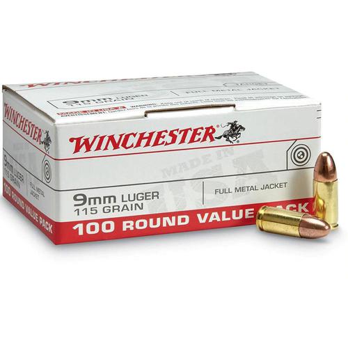 Winchester Ammunition 9mm 115gr FMJ - Case, 1000 Rounds?>