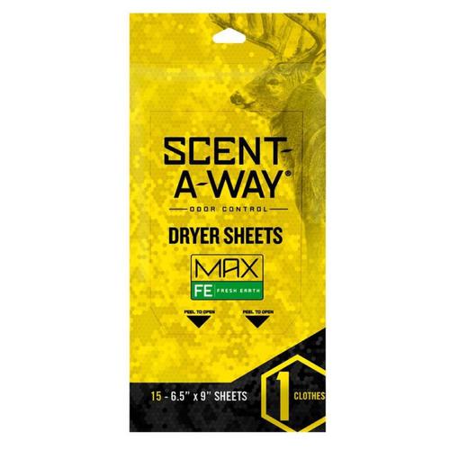 Hunters Specialties Scent-A-Way Max Fresh Earth Dryer Sheets 15 Pack?>