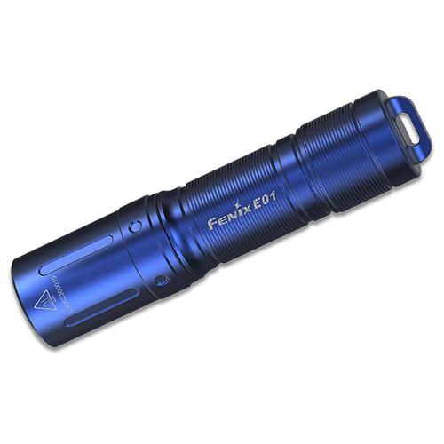 Fenix E01 V2.0 LED Keychain Flashlight, 100 Max Lumens, Blue?>