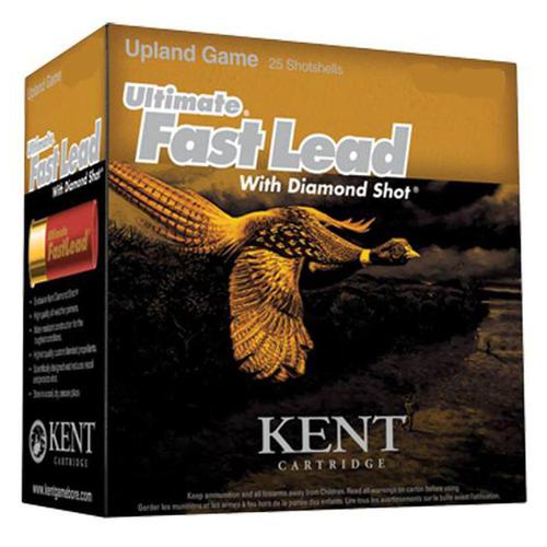Kent Cartridge Ultimate Fast Lead Ammunition, 20 Gauge, 2-3/4" #7.5 Lead, 1 Ounce, 1255 FPS, 25 Round Box?>