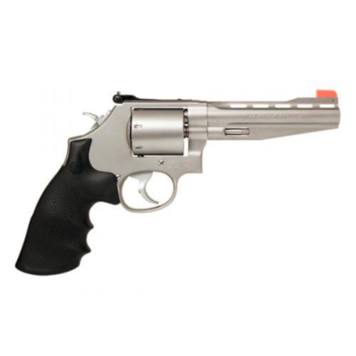 S&W 686 Plus Pro Series Revolver .357 Magnum 5" Barrel 7 Rounds Stainless Steel Frame Satin Stainless Finish Vented Barrel Adjustable Sights 11760?>