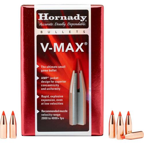 Hornady .22cal .224" dia. 60gr V-Max Bullets, Box of 100?>