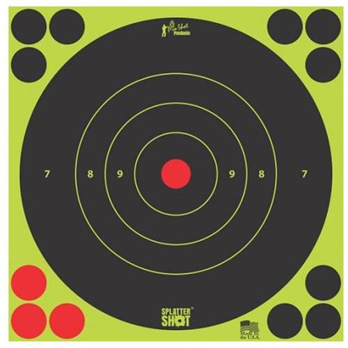 Pro-Shot SplatterShot 8" Green Bullseye Target - 6 Pack?>