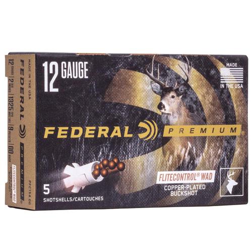 Federal Premium 12ga 2-3/4" 00 Buckshot w/ FliteControl Wad, Box of 5?>
