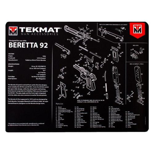 TekMat Beretta 92 Ultra Premium Gun Cleaning Mat, Neoprene?>