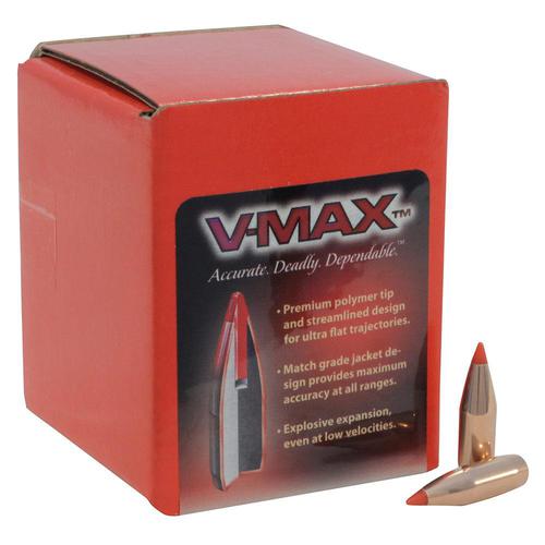 Hornady V-MAX Bullets 243 Caliber, 6mm (243 Diameter) 75 Grain Boat Tail Box of 100?>