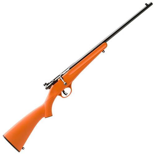 Savage Rascal Youth Bolt Action Rifle, 22 LR, 16" Barrel, Orange Stock?>