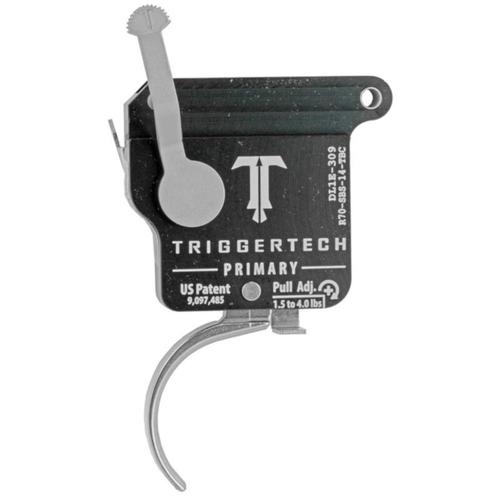 TriggerTech Remington 700 Primary Drop In Replacement Trigger Right Hand/Bolt Release/Curved Lever Stainless Steel Finish R70-SBS-14-TBC?>