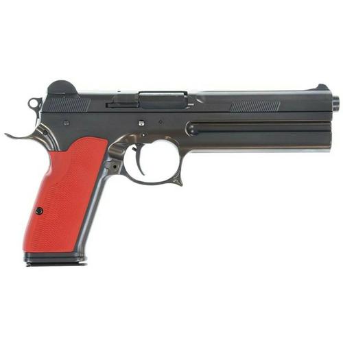 FK BRNO Field Pistol 7.5 FIELD *LIMITED EDITION* 5.9" Barrel, Black with Red Grips?>