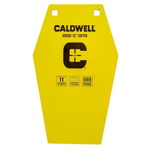 Caldwell AR500 10" Coffin Steel Plate Target Yellow?>