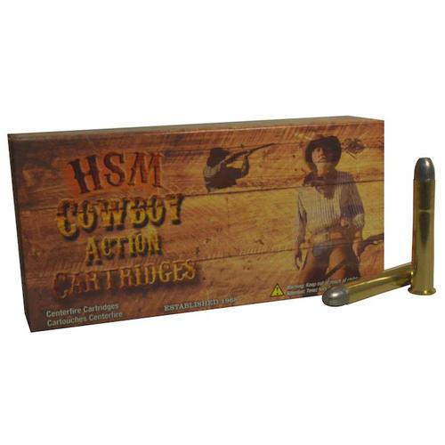 HSM Cowboy Action Ammo 38-55 WCF, Box of 20, 240 Grain Hard Cast Round Nose Flat Point?>
