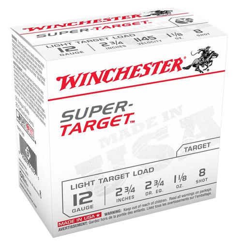 Winchester Super-Target Ammo 12 Gauge #8 2.75" - 250 Shells?>
