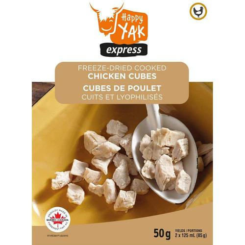 Happy Yak - Freeze-Dried Cooked Chicken Cubes (50g)?>