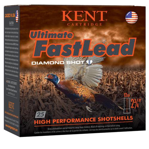 Kent Ultimate Fast Lead Upland 12ga 2-3/4" 1-3/8oz #4 1475FPS, Box of 25?>