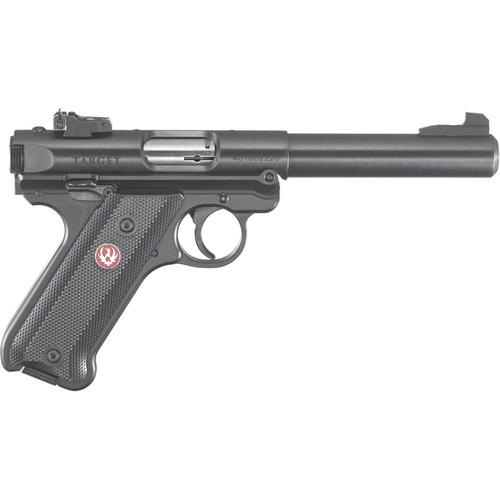 Ruger Mark IV Target Semi-Auto Pistol .22LR 5.5" Barrel Black Syn Grip Blue Steel Finish 10 Round Adjustable Sights 40101?>