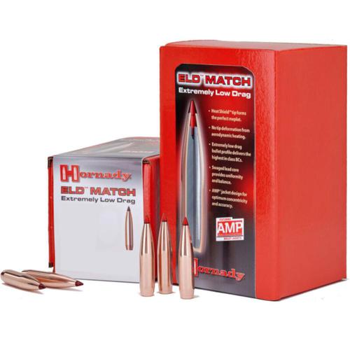 Hornady (QTY 100) ELD Match Projectiles .264/6.5mm Caliber 264 Diameter 120gr ELD Match BT 26175?>