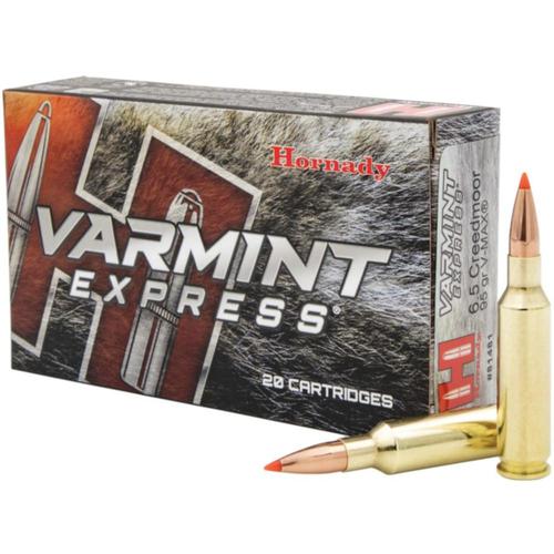 Hornady Varmint Express Ammo 6.5 Creedmoor 95gr V-Max - Box of 20?>