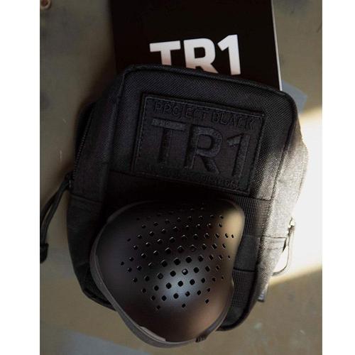 O2 TR1 Tactical Respirator Reusable Face Mask, High Bridge, Premium Respiratory Protection - 5 Pack of Filters Included?>
