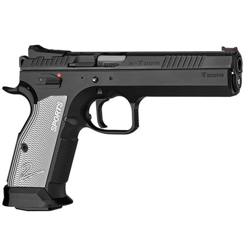 CZ Tactical Sport 2 Pistol 9mm Black w/ Duralumin Grips?>
