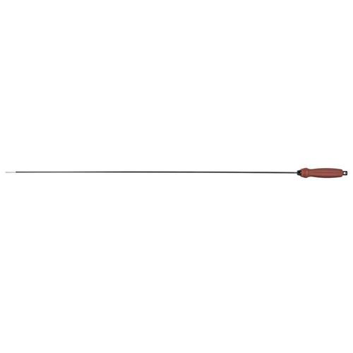 Tipton Deluxe One Piece Carbon Fiber Cleaning Rod .27 to .45 Caliber Threaded 8-32 40" Long Carbon Fiber Rob Polymer Handle Dark Red?>