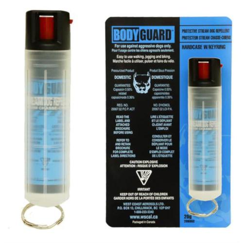 BodyGuard Dog Repellent Spray 20g Single Keyring - Clear 20BDGC?>