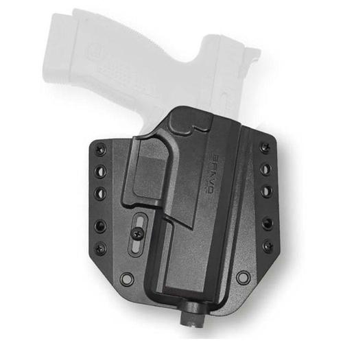 Bravo Concealment CZ P10C OWB BCA 3.0 Holster + Free Mag Pouch, Black, Right Hand, Polymer?>