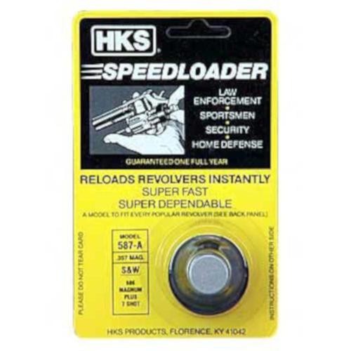 HKS Speedloader .357 Mag Black For S&W 686 Taurus 617 587A 7 Shot?>