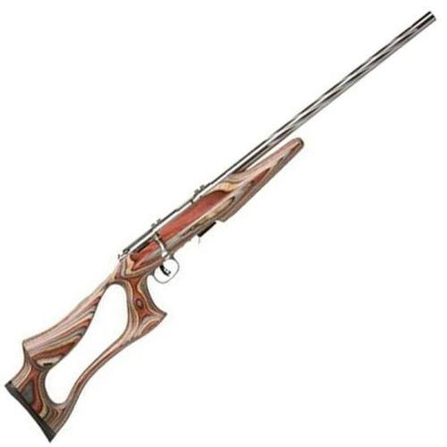 Savage 93R17 BSEV 17 Series Bolt Action Rifle .17 HMR 21" Barrel 5 Rounds Laminate Stock Stainless?>