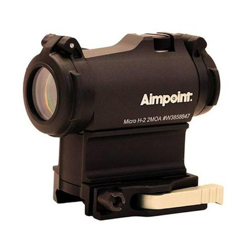Aimpoint Micro H-2 Red Dot Sight, 2 MOA, Lever-Release Picatinny/Weaver Mount/39mm Spacer?>