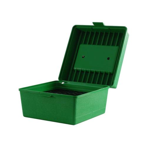 MTM Deluxe Flip-Top Ammo Box with Handle 22-250 Remington to 375 H&H Magnum 100-Round Plastic Green?>