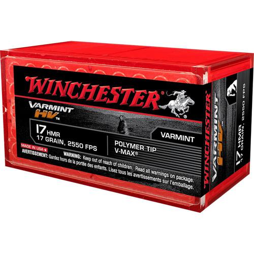 Winchester Varmint HV .17HMR 17gr V-Max, Box of 50?>