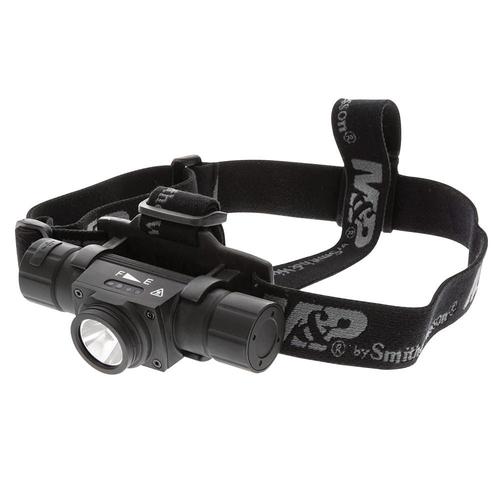 Smith & Wesson M&P Night Terror Headlamp LED with Rechargeable Lithium Battery Aluminum Black?>