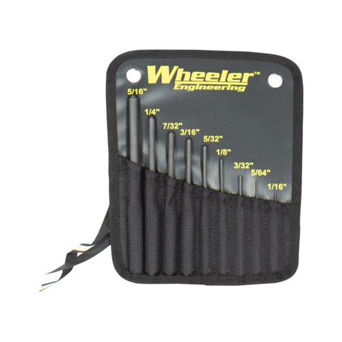 Wheeler Roll Pin Punch Set with Storage Pouch 204513?>